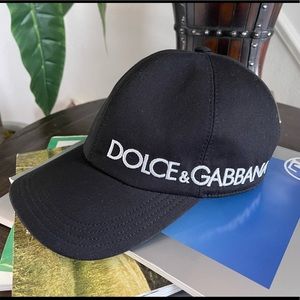 Dolce & Gabbana Black Logo Cap Size 57